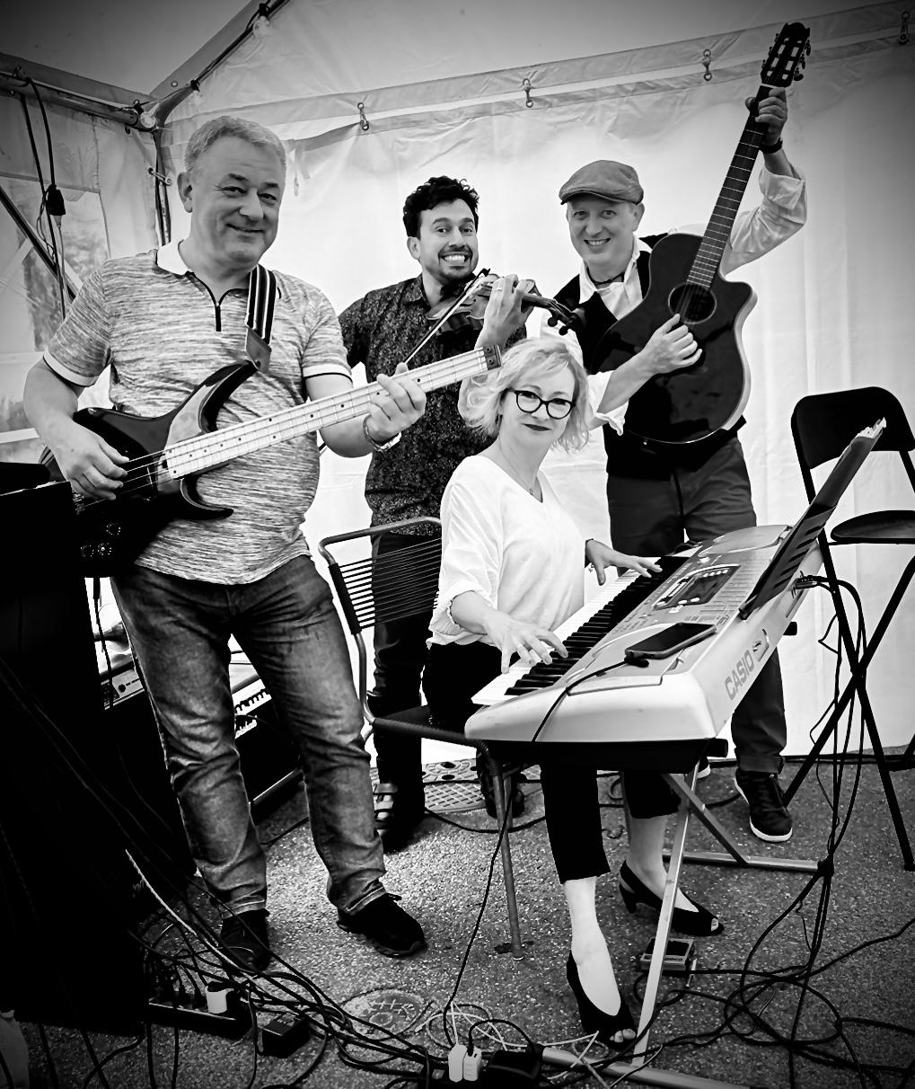 Party band Melodians performing at an event